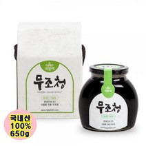 국내산 조청 무조청 100% 국산 무설탕 조청 국산재료 100% 무 엿기름 쌀 배 농축액 도라지 생강 6가지 재료로 정성 으로 만든 국산조청, 650g