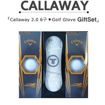 투썸 합피장갑+캘러웨이워버드 6구 골프공 골프장갑, 캘러웨이 6구 + 장갑(SIZE23)