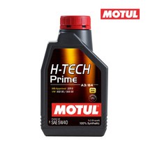[MOTUL] 모튤 에이치테크 프라임 5W40 1L ACEA A3B4 API SNCF, 1개, 1000ml
