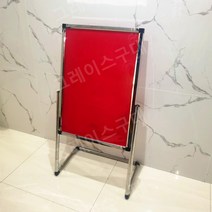 철제 입간판 스탠드 배너 광고판 매장 진열안내 거치대, 스테인레스 스틸 60x80