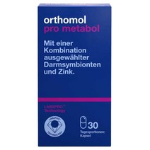[독일내수용 직배송] 오쏘몰 프로 메타볼 장내 유Orthomol Pro metabol 오쏘몰 유산균 배양균 5억개 아연 30일분