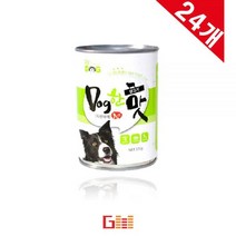 반려견 영양식 오션 독한맛 강아지캔 375g 양고기24입, 1