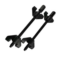 우레탄 완충기 코일 스프링 압축기 도구 4개 후크가 있는 자동차 대부분의 자동차용 헤비, 검은색