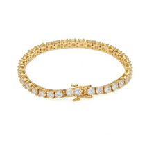 jinao new 힙합 팔찌 주석 합금 골드 실버 컬러 iced rhinestone crystal 1 row tennis chain 팔찌 for man 여성 선물