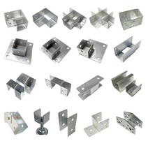 사각파이프조인트 100X100 각파이프조립식연결부속, 사각조인트 삼방TEE, 1개