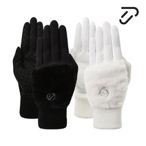 이안 폴터 디자인 IJP DESIGN 이안폴터디자인 여성 니트퍼 방한 골프장갑 - IPL2WGV386, 22, 블랙, 22