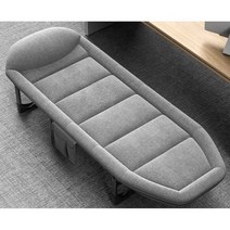 접이식 리클라이너 간이 침대 사무실 점심시간 휴식, 모카그레이 185cmx65cm