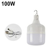 캠핑 랜턴 감성 조명 200W 텐트 램프 야외 전구 USB 충전식 LED 비상 조명 휴대용 배터리 랜턴 바베큐 캠, 04 170x95mm