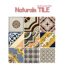 중앙데코 95x95 북유럽 핸드메이드 타일 (벽 바닥타일), 02-01나투랄리 1장단품(랜덤발송), 1개