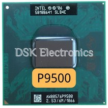 음식물처리기 분쇄기 인텔 코어 2 듀오 모바일 P9500 SLB4E SLGE8 2.5 GHz 듀얼 스레드 CPU 프로세서 6M, 한개옵션0