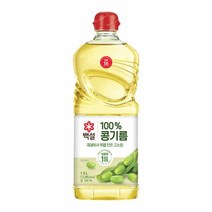 CJ 백설 콩기름 1.5L 가정용 식당용 대용량 업소용 가성비 부침요리 튀김요리, 24개