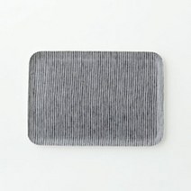 아트박스/포그린넨 포그린넨 트레이 M 그레이 화이트 스트라이프
