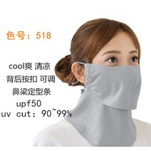 안면 자외선차단 마스크 골프 등산 낚시 하이킹 얼굴 햇빛가리개 일본 마스크 자외선 차단 목 보호대 Yakenu 층. 드립 백 자외선 차단 통풍 U-69881, 옵션01