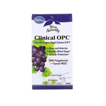 테리네츄럴리 클리니컬 OPC 300mg 캡슐 무설탕 글루텐 프리 비건, 60개입, 1개