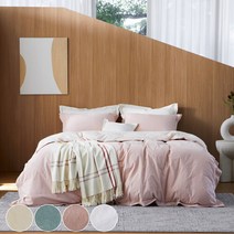 소프라움 [소프라움] 레이블 고밀도순면 누빔이불커버세트 S 4컬러