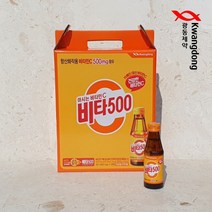 광동제약 비타오백 비타500 100 ml 20병 선물케이스포함/탕비실음료/접대용, 100ml, 20개