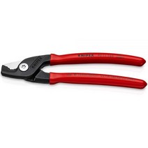 KNIPEX 공구 95 18 160 US StepCut 케이블 가위 절연 그립 15.8cm6.25인치 USA 미국, Standard Grip