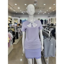 엘르골프 여성 에리 리본형 티셔츠 6I45206