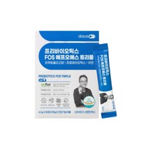 데이즈온 프리바이오틱스 FOS 트리플 4.3g x 30포 x 1통 (1개월분)