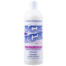 Chris Christensen Ice on Strengthening 강아지 샴푸 전문가처럼 손질 건조하고 손상된 털과 모발 재생 모든 코트 유형 미국 제조 3.8L(1갤, 16oz