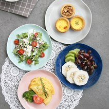 오반자이 러블리컬러 멜리사접시 20cm, [인디핑크1p]