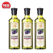 해표 포도씨유 500ml, 3개