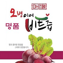오병이어 제주 레드비트즙 100ml 저온 착즙 원액 과채 채소 농축액 주스 사과비트즙 20포 30포 52포 104포, 비트즙 100%