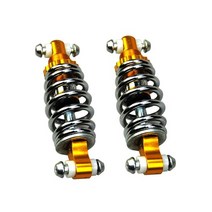 외발전동휠 전기 스쿠터 전자 스프링 후면 충격 고성능 2 pcs 125mm 범 후면, 노란색