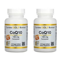 California Gold Nutrition 코엔자임 큐텐(CoQ10) 100 mg 120개 X 2통, 1개, 120정