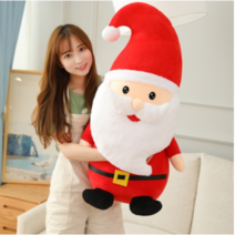 크리스마스 산타 루돌프 인형 사이즈 대형 소형 쿠션, 산타 클로스 80cm