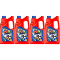 백광 트래펑 배수구세정제, 2L, 4개