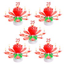 아이템하우스 멜로디 연꽃초, 레드, 5개