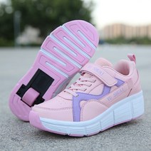 휠리스 힐리스 바퀴달린신발 운동화 롤러슈즈 어린이 성인8, E.517핑크싱글