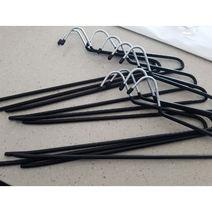 조은리빙 논슬립 바지걸이, 그레이, 10개