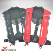 [하이투젠] 자동팽창식 구명조끼(HT-206), 블랙
