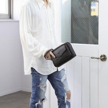 분리 수납 끈달린 일수 가방 맨스백 남자일수가방
