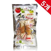 간단 개껌간식 프렌치불독 반려동물껌 연한 노견 샤페이 치킨 5묶음, 상세페이지 참조