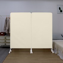 1분조립 쿠스쿠스 노르딕 멀티 이동식 파티션 행거 M / 폭80cmx높이150cm 사무실 가림막 칸막이 인테리어 가벽 공간분리 철제 민트 아이보리 베이지 조립식, 2. M2단 베이지 HPSB-0002