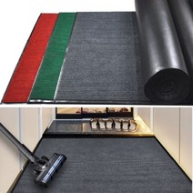 출입구 눈빗물 물기제거 오염 미끄럼방지 발매트 빌딩로비 가성비 눈비오는날 DIY 현관, 레드
