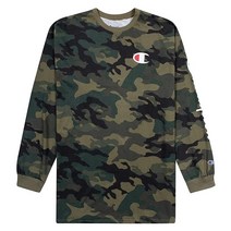 Champion 남성용 클래식 긴팔 티셔츠 차콜 헤더 4XL 톨