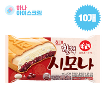 해태 찰떡 시모나 10개 아이스크림, 120ml