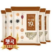 현대농산 국산 혼합 19곡 5kg (1kgx5봉), 5개, 1kg