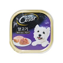 시저 반려견 주식캔, 양, 100g, 6개