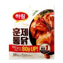 하림 훈제통닭 630gx3개-냉장제품 동절기 일반박스 발송, 3개, 630g