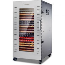 음식 및 육포용 Cercker 식품 탈수기 400W 기계 5개 트레이 시트 허브 고기 과일 요구르트용 24H 타이머 70°F-190°F 온도 조절(67가지 레시피), 22 trays Dehydrator Machine