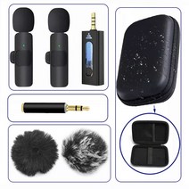 무선핀마이크 공연용무선마이크 펜톤마이크 2022 무선 3.5mm 소형 옷깃 소음 감소 마이크 무 지향성 콘덴서, 08 1to2-2ball-1bag-1P, 08 1to2-2ball-1bag-1P