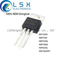 주식 RFP15P05 NDP7050 FDP6030L HUF76639P3 TO220 10 개, 05 RFP15P05