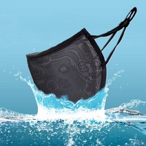 숨쉬기편한 DSH 목욕탕 운동마스크 찜질방 방수 물놀이마스크 헬스마스크, M/어린이용, 신버전(화이트), 3중차단막, 1개, 1개