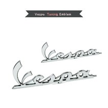 베스파 프론트 엠블럼 스티커 파츠 베스파로고 베스파튜닝용품 스쿠터 메탈엠블럼, (03)VESPA15cm