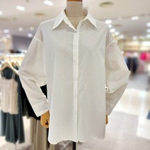 TT뜨개질 심플 셔츠형블라우스(T23WSH07AX)